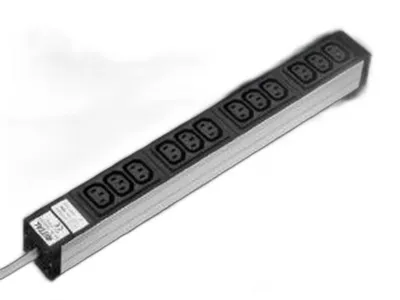 Obrázek produktu pro Rittal DK 7240.200, 2 m, Vnitřní, C13 rozdvojovač, Hliník, 12 AC zásuvky / AC zásuvek, 250 V