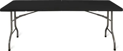 Image de Table de banquet E180 (180 x 75 cm) - noir