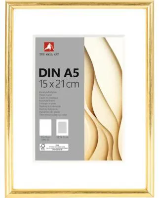 Produktbild von Portraitrahmen Kunststoff gold 15x21 cm (DIN A5)