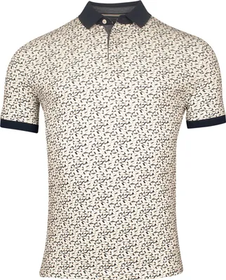 Produktbild von Baileys Polo beige bedruckt 3-Knopf-Verschluss