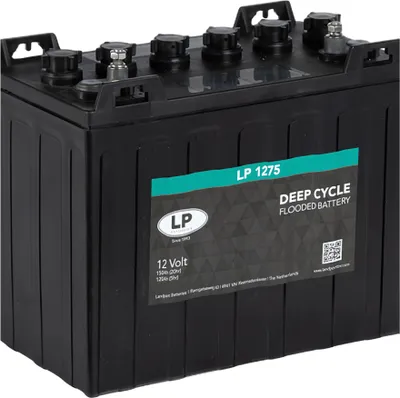 Produktbild von Landport LP 1275 12V 150Ah Deep Cycle Traktionsbatterie – Alternative Trojan T-1275 / Crown CR GC155 / US12VXC
