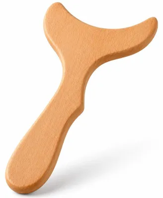 Produktbild von Gua Sha Massageholz 4-in-1 – Lymphdrainage, Cellulite, Rücken, Nacken | Für Zuhause & Wellness