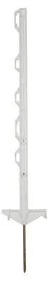 Produktbild von 40 weiße Kunststoffpfähle, Höhe 71 cm