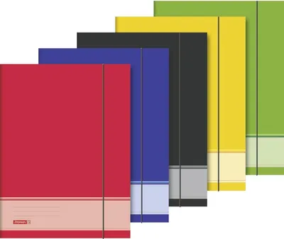Produktbild von Sammelmappe (A3, Karton, mit Gummiband) sortiert