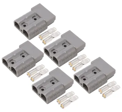 Produktbild von 5 Sets Batterie-Stecker-Anschluss, Schnellverbindung, Trenn-Kupferklemme zum Laden von 50 A, 600 V
