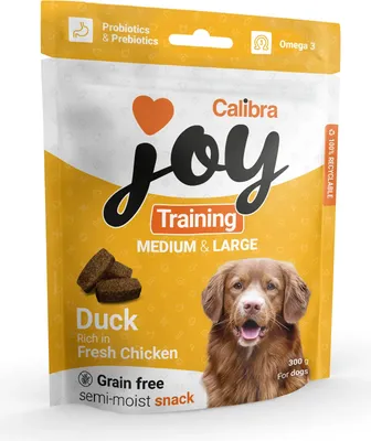 Obrázok produktu pre Calibra Joy Dog Training Medium&Large Duck&Chicken 300g