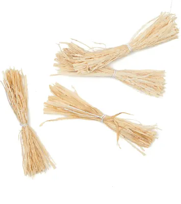 Image de Décoration de table Bouquets de paille 12 pièces beige - taille unique
