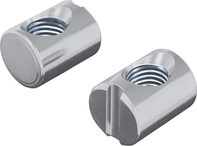 Produktbild von Zylindermuttern 2 pcs Silber M6 x 13 mm Metall