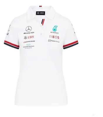Produktbild von 2022, Weiß, Mercedes Team Damen Polo L
