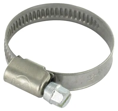 Produktbild von Schlauchschelle Edelstahl W4 Durchmesser 50 für 70 Bandbreite 9 Schraube Verzinkt