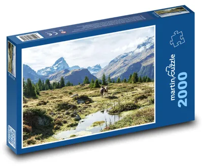 Obrázek produktu pro martinpuzzle - Puzzle 2000 - Švýcarské hory - krajina, příroda