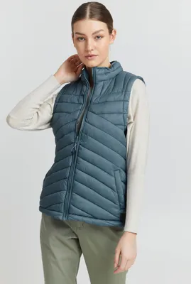 Produktbild von OXMO OXTelppa Damen Weste Steppweste Outdoor Weste mit Stehkragen