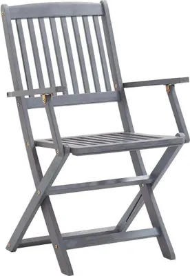 Immagine prodotto di Sedie da Giardino Pieghevoli 6 pz in Legno Massello d'Acacia