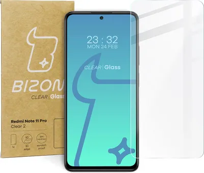 Produktbild von Szkło hartowane Bizon Glass Clear 2 do Xiaomi Redmi Note 11 Pro
