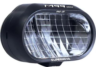 Produktbild von Supernova E-Bike-Scheinwerfer M99 MINI PRO, E-25 Motoren >21 Watt, schwarz, 300 lx