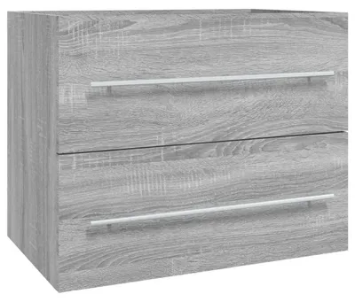 Obrázek produktu pro vidaXL Umyvadlová skříňka Grey Sonoma 60x38,5x48 cm Dřevěný materiál