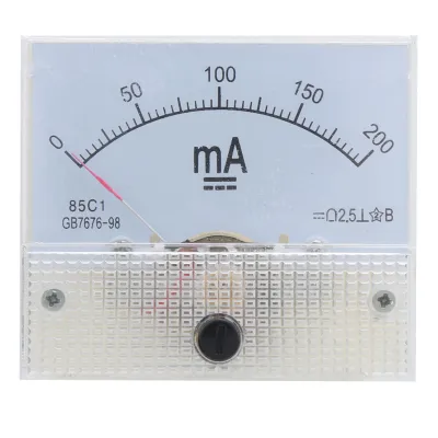 Produktbild von DC-Amperemeter, Stromkreis-Amperemeter, Strommessgerät Panel, Zeiger-Amperemeter, Amperemeter Kopf, elektrisches Zubehör
