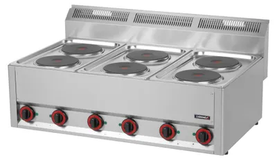 Image de Fourneau électrique à Poser 6 Feux T 99  - Casselin