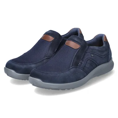 Produktbild von Jomos Herren Slipper Blau Leder-TextilGröße:49