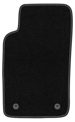 Image de Tapis conducteur en moquette pour Ford Sierra 1982-1993 (break/berline/liftback) – 1 pièce, noir, sur mesure – Wielganizator BASIC