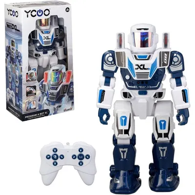 Immagine prodotto di Radio-controlled robot - YCOO - Program a Bot XL - Multidirectional - 48 programmable actions - LEDs & Sounds - Ages 5+