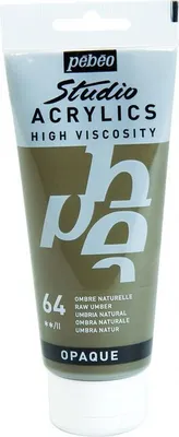 Immagine prodotto di Vernice acrilica coprente - Verde-marrone - 100 ml