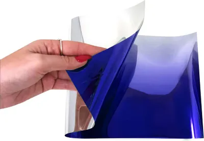 Image de Pare-soleil moto bleu 40 x 20 cm