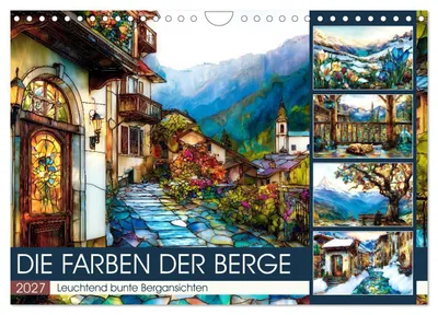 Produktbild von Die Farben der Berge (Wandkalender 2027 DIN A4 quer), CALVENDO Monatskalender