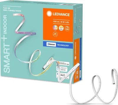 Productafbeelding van Ledvance Smart+ LED Strip Streifen 5m 16W 1200lm RGBTW 2000-6500K Dimmbar App Google Alexa Bluetooth