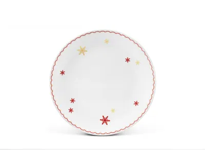 Image de Porcelaine de Noël, assiette à dessert, 21 cm, porcelaine tchèque, Leander