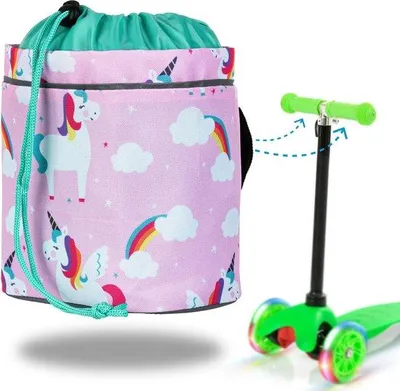 Produktbild von Ibenzoa® Kinder-Fahrradlenkertasche, wasserabweisend & gepolstert, mit Reflektoren und Klettbefestigung – viel Stauraum für Spielzeug & Snacks, passend für Fahrrad/Laufrad/Roller