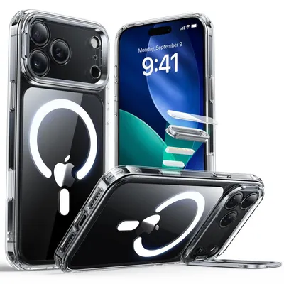 Obrázok produktu pre Esr Classic Hybrid Kickstand Magsafe Case pre Iphone 17 Pro Max - číry