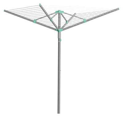 Produktbild von Wäschetrockner, 50 m Wäscheleine für 5 Wäscheladungen | Silber | 139,3 x 139,3 x 181,5 cm
