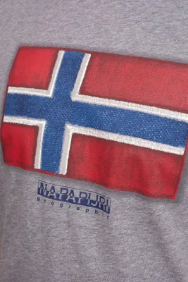 Image de NAPAPIJRI - T-shirt logo drapeau pour homme - Taille L