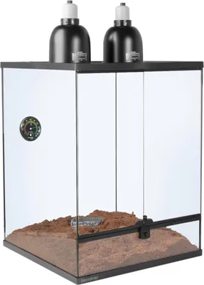 Zdjęcie produktu dla Terrario Oasis Verde 30 - terrarium 45x45x60 z zestawem Terrario