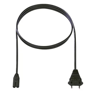 Produktbild von BACHMANN Kleingeräteleitung 2x0,75 schw. 1,5m, H03VVH2-F Seperatly packaged