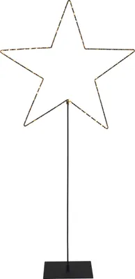 Produktbild von Star Trading 700-43-2, Leichte Dekorationsfigur, Schwarz, IP20, Schwarz, 80 Glühbirne(n), LED