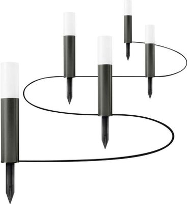 OSRAM ENDURA GARDEN POLE Mini LED Gartenlichterkette Dunkelgrau