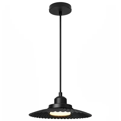 Obrázok produktu pre Zavesené svietidlo MasterLED Tulia, GX53, jedno svetlo, čierna farba, kov, priemer 22 cm, 15 W, IP20