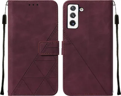 A product shot of a phone case, shown open and closed.