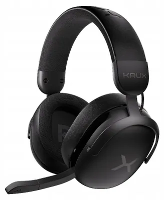 Produktbild von KRUX Crave Pro Wireless – kabellose On-Ear-Kopfhörer, Bluetooth, 2,4 GHz, Stummschaltung