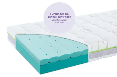 Träumeland Kindermatratze Waldduft 90 × 200 cm