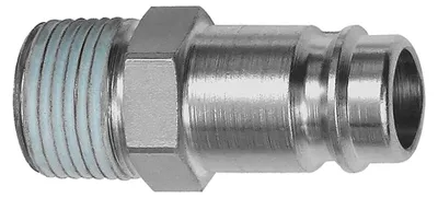 Produktbild von Riegler Nippel, NW 10, Stahl gehärtet/vern., R 1/4 AG PTFE beschichtet