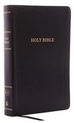 Produktbild von KJV Holy Bible: Personal Size Giant Print with 43,000 Cross References, Black Lederfaserstoff, Red Letter, Comfort Print: King James Version
