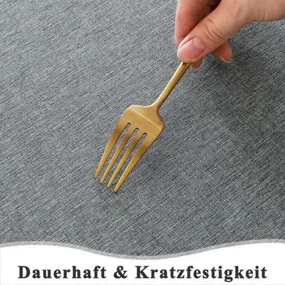 Produktbild von Wasserabweisendes Tischdecken 100x140cm Grau Polyester