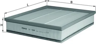 Zdjęcie produktu dla Filtr powietrza KNECHT LX 1886