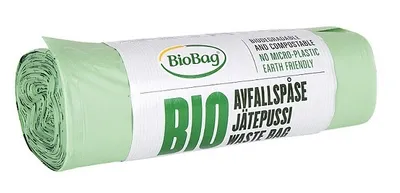 Zdjęcie produktu dla WORKI NA ODPADYI ZMIESZANE 35 L 20 szt. (KOMPOSTOWALNE I BIODEGRADOWALNE) - BIOBAG