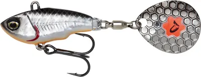 Produktbild von Savage Gear Fat Tail Spin Blue Silver 6,5 cm 16 g Wobbler