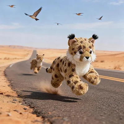 Produktbild von Leopard Plüschtier 20cm Kuscheltier Stofftier Kinder Geschenk Weihnachten Geburtstag Deko Puppe Tier
