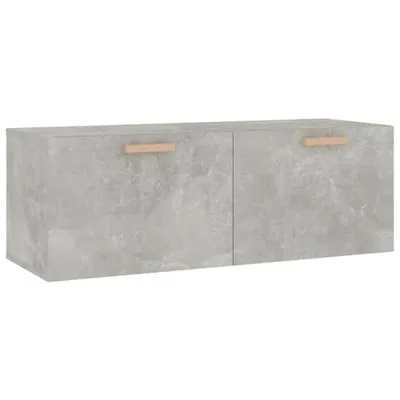 Obrázek produktu pro vidaXL Nástěnná skříň betonová šedá 100x36,5x35 cm odvozený dřevěný výrobek